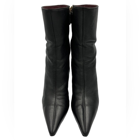 GUCCI Leather Ankle Boot Black 6 - Picture 6 of 17